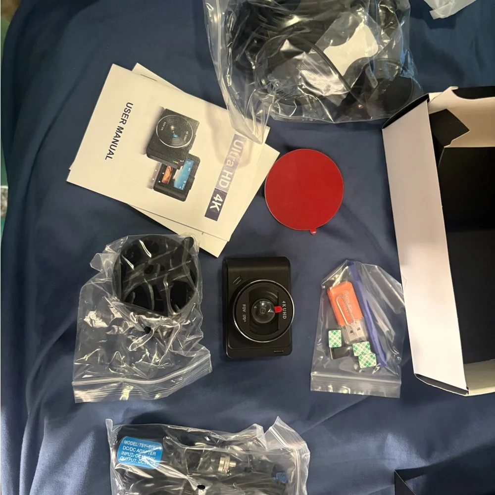 4K Ultra HD Dual Channel Dash Camera - Black